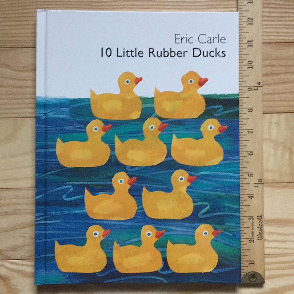 10 Little Rubber Ducks Book Eric Carle Hardcover